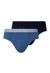 Hanro Cotton Essentials 2-pack Cotton Briefs In Multi