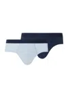 Hanro Cotton Essentials 2-pack Cotton Briefs In Multi