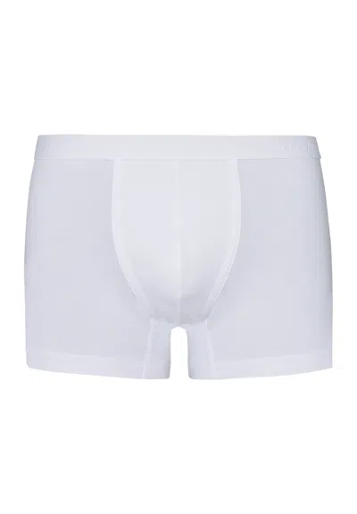 Hanro Cotton Essentials Cotton Boxer Brief In White