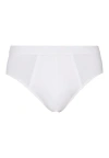 Hanro Cotton Essentials Cotton Brief In All White