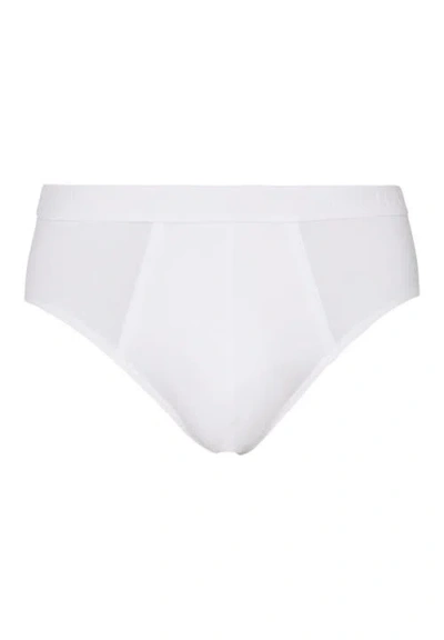 Hanro Cotton Essentials Cotton Brief In All White