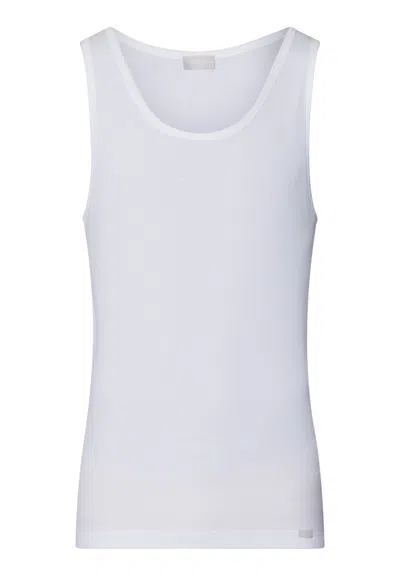 Hanro Cotton Essentials Cotton Tank Top In White