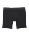 Hanro Mens Black Elasticated Slim-fit Stretch-cotton Trunks In Black