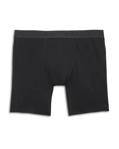 HANRO COTTON ESSENTIALS LONG-LEG BOXER BRIEFS,73103