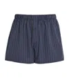 HANRO COTTON FANCY WOVEN BOXERS