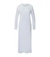 Hanro Cotton Malena Nightdress In Blue