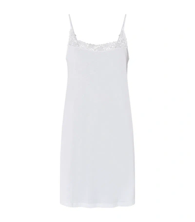 Hanro Cotton Michelle Nightdress In White