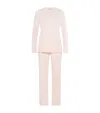 Hanro Cotton Moments Pyjama Set In Neutral