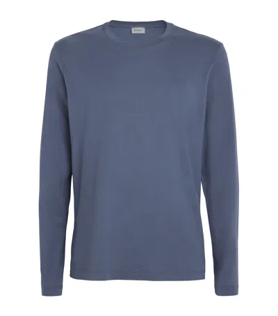 Hanro Cotton Night & Day Living T-shirt In Gray