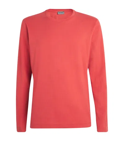 Hanro Cotton Night & Day Living T-shirt In Pink