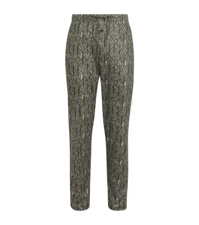 Hanro Cotton Night & Day Lounge Trousers In Gray
