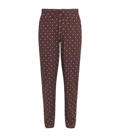 Hanro Cotton Night & Day Pyjama Bottoms In Brown
