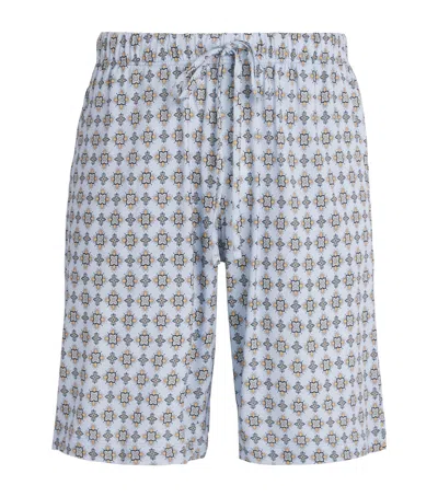 Hanro Cotton Night & Day Shorts In Brown