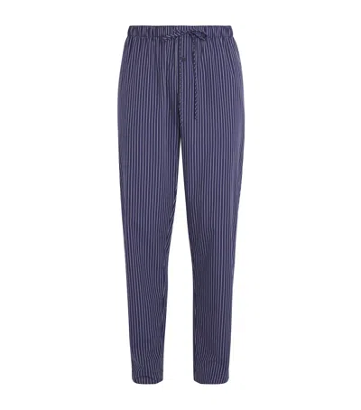 Hanro Cotton Night & Day Sweatpants In Blue