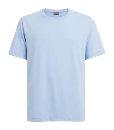 Hanro Cotton Night & Day T-shirt In Blue