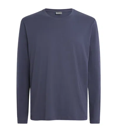 Hanro Cotton Night & Day T-shirt In Grey