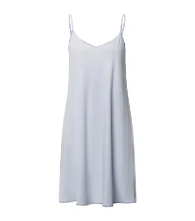 Hanro Cotton Nightdress In Gray
