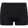 Hanro Cotton Superior Long Leg Boxer Brief In Black
