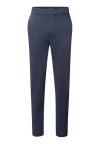 Hanro Cotton Rib Pants In Blue