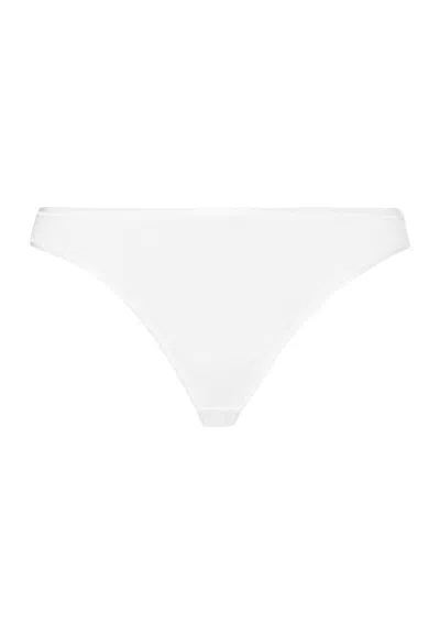 Hanro Cotton Seamless Cotton Bikini In White