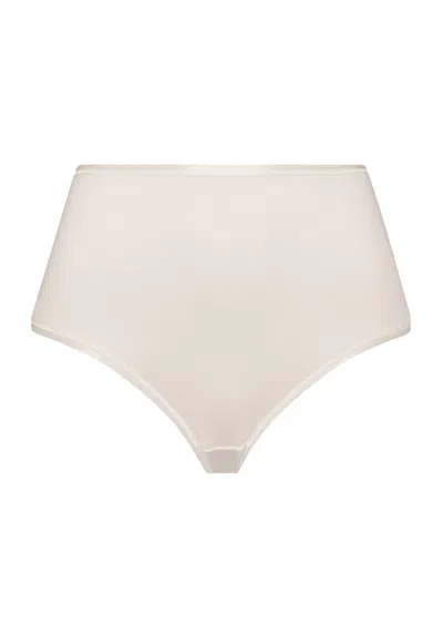 Hanro Cotton Seamless Cotton Full Brief In White