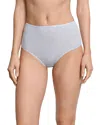 Hanro Cotton Seamless Full Briefs In Gray
