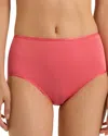 Hanro Cotton Seamless Full Briefs In Porcelain