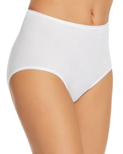 HANRO COTTON SEAMLESS FULL BRIEFS,71625
