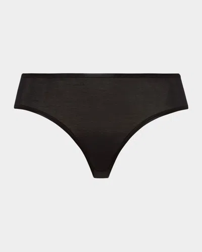 HANRO COTTON SEAMLESS HIGH-LEG BRIEFS