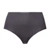 Hanro Cotton Seamless Maxi Brief In Black