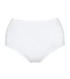 Hanro Invisible Cotton High-cut Brief In White