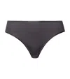 Hanro Cotton Seamless Midi Briefs In Black