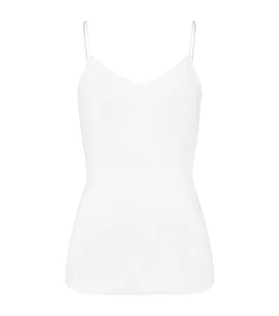 Hanro Cotton Seamless Padded Camisole In White