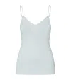 HANRO COTTON SEAMLESS PADDED TANK TOP