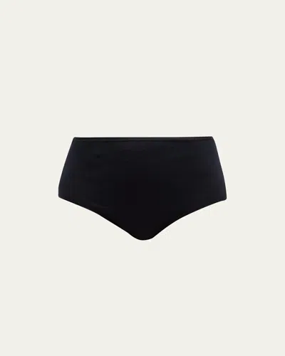 HANRO COTTON SEAMLESS SATIN-TRIM BRIEFS