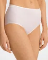 HANRO COTTON SEAMLESS SATIN-TRIM BRIEFS