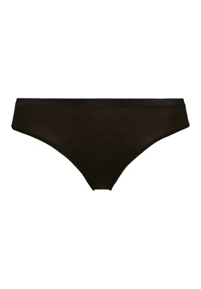 Hanro Cotton Sensation Cotton Bikini In Black