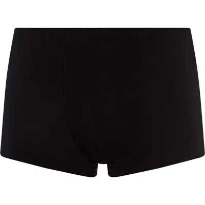 Hanro Cotton Sensation Cotton Boxer Brief In Black