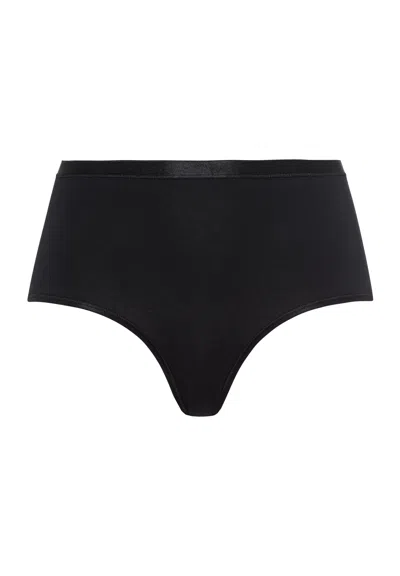 Hanro Cotton Sensation Cotton Full Brief In Black