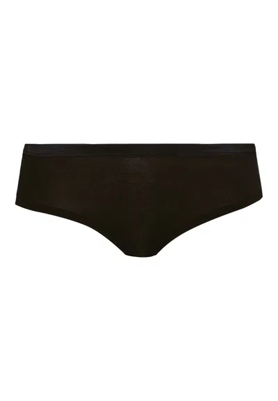 Hanro Cotton Sensation Cotton Hipster In Black