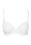 Hanro Cotton Sensation Padded T-shirt Bra In White