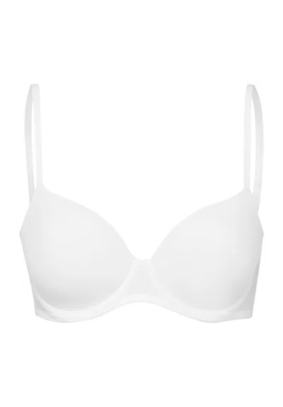 Hanro Cotton Sensation Padded T-shirt Bra In White