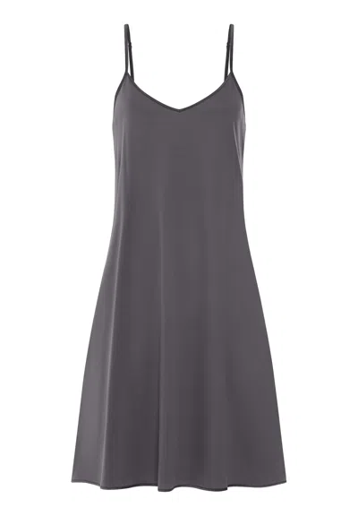 Hanro Cotton Silk Cotton Chemise In Boulevard