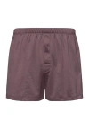 Hanro Men's Sporty Mercerized Cotton Boxers In Smokey Plum