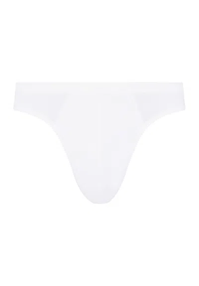 Hanro Cotton Sporty Cotton Low Rise Brief In White