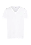 Hanro Cotton Pure V-neck T-shirt In White