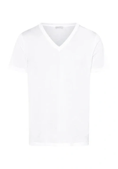 HANRO HANRO COTTON SPORTY V-NECK COTTON T-SHIRT