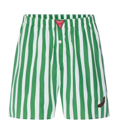 Hanro Cotton Stripe Shorts