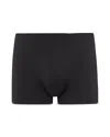 Hanro Mens Black Elasticated Slim-fit Stretch-cotton Trunks In Black