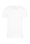 Hanro Cotton Superior Cotton Crew Neck T-shirt In White